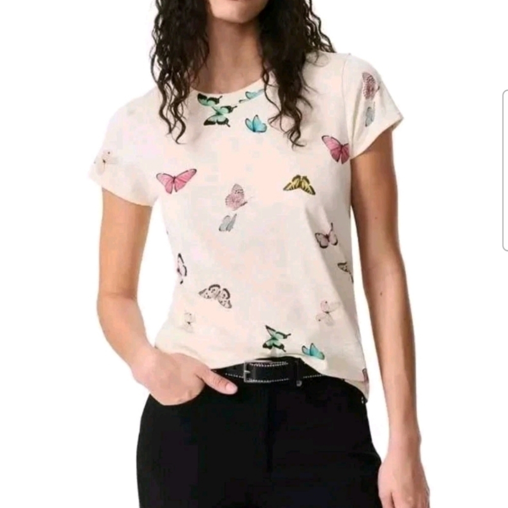 Rag & Bone Ivory Multi Tee